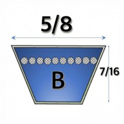  Inc. 53ANDAGD Z-FORCE LZ60 (Deck 60") Aftermarket  belt